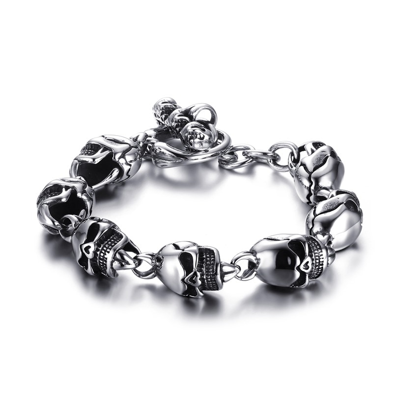 Bracelet Paracorde Réglable Motif Squelette Gothique - Pour Homme Et Femme - Gravure Incluse - Style Aventure Ou Décontracté