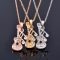 Collier Pendentif Guitare Tête De Mort En Acier Argenté – Style Rock Et Original